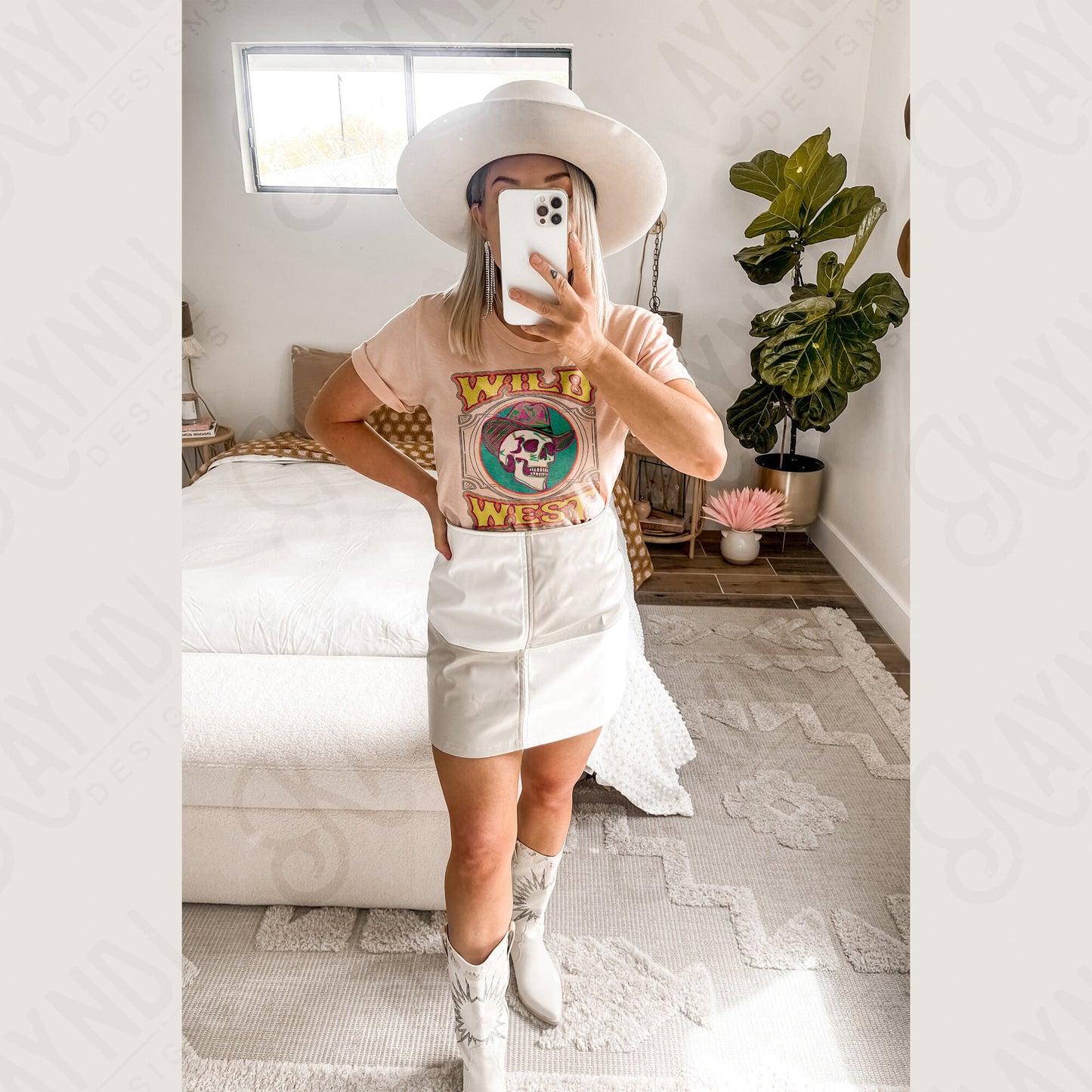 Vintage Wild West Sublimation Design PNG Digital Download Printable