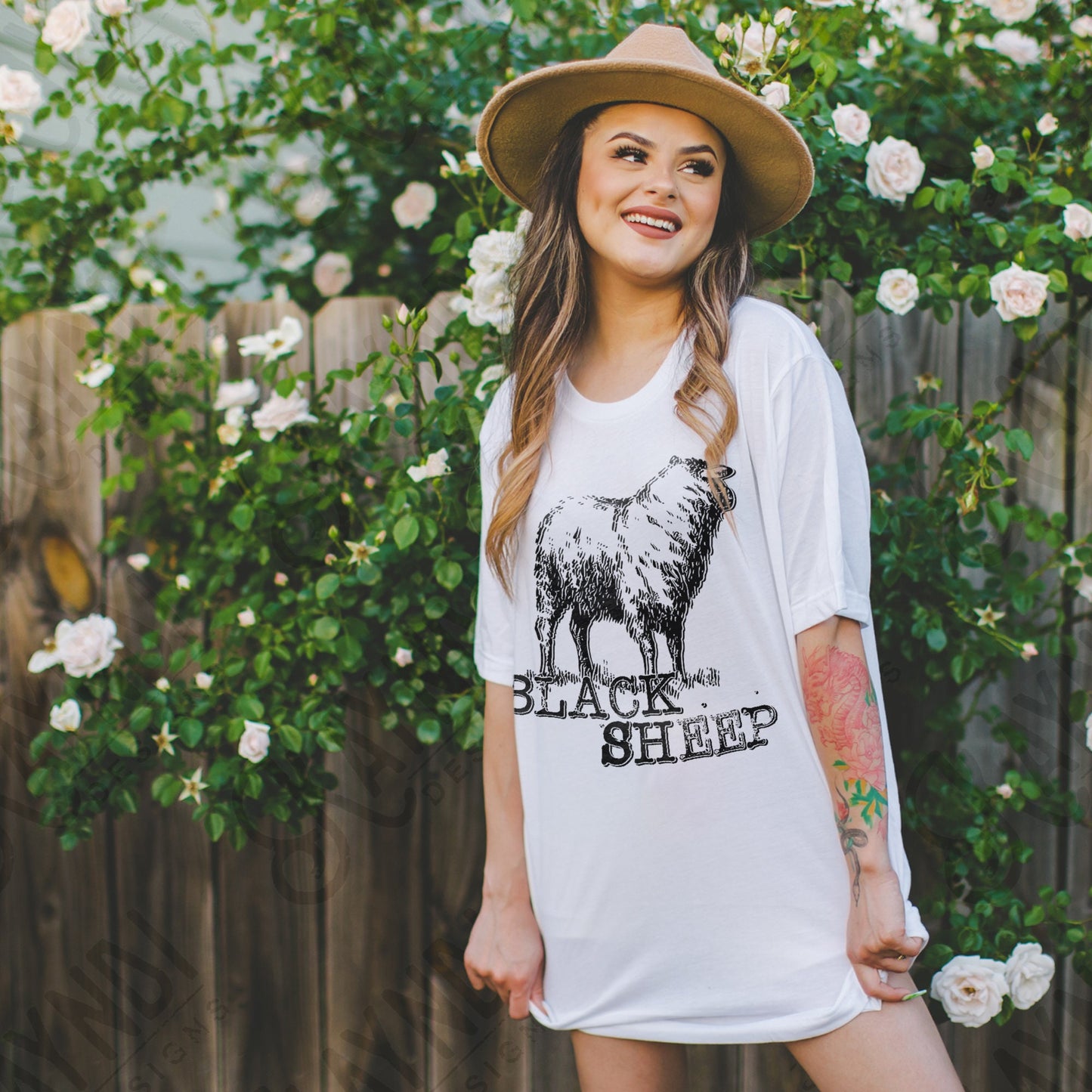 Black Sheep Sublimation Design PNG Digital Download Printable