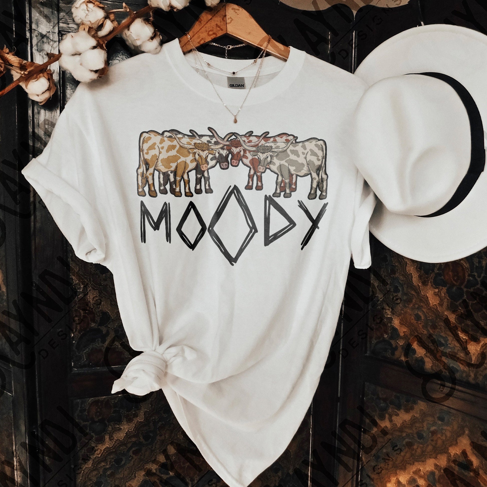 Moody Cows Sublimation Design PNG Digital Download Printable Cute Bulls Cow Print Doodle Cattle Bull Horns Texas Longhorns Calf Kids