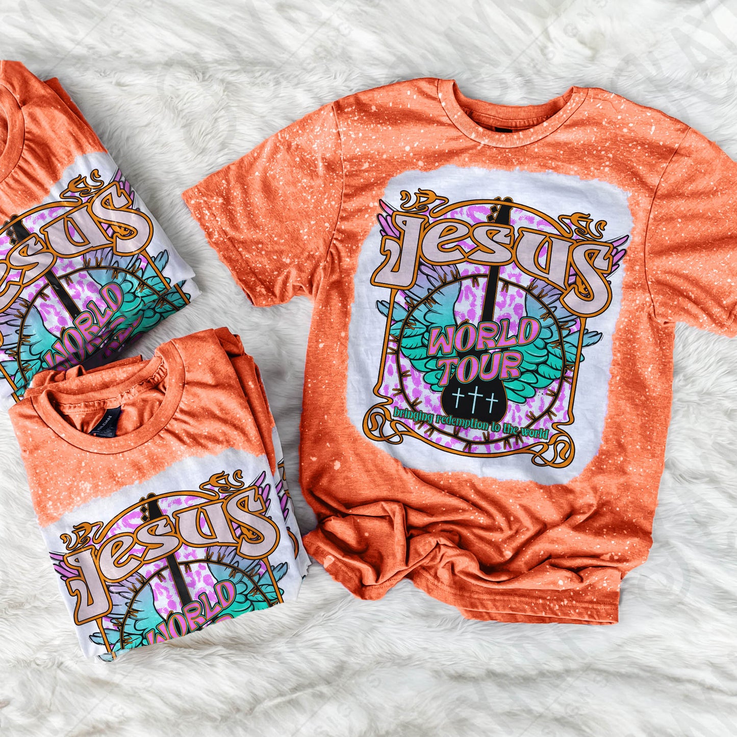 Jesus World Tour Sublimation Design PNG Digital Download Printable