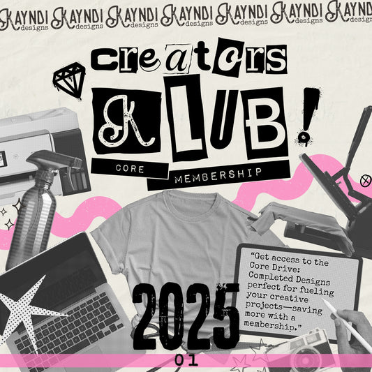 Core Membership January 2025 (Completed Designs)