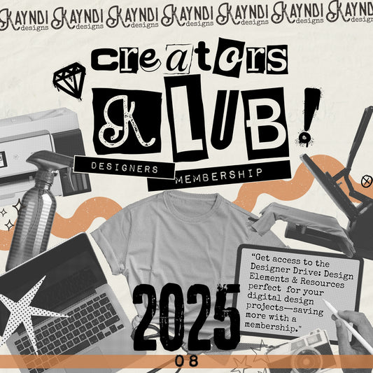 Designers Membership August 2025 (Clipart & Design Resources)