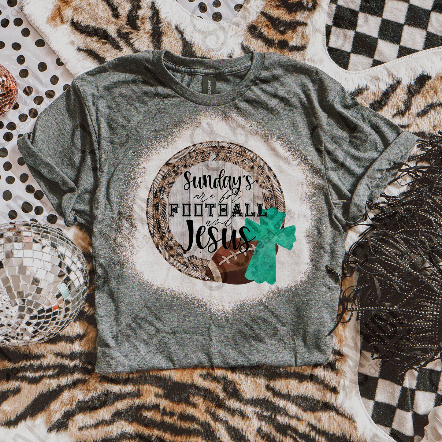 Sundays are for Football and Jesus Sublimation Design PNG Digital Download Printable Football Sundays Sports Jesus Faith