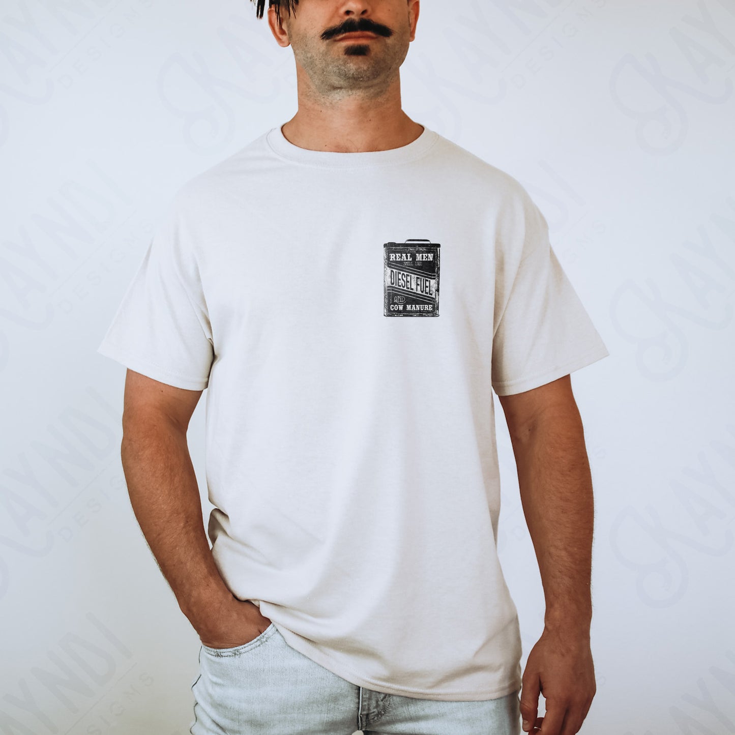 Real Men Smell Like Diesel Fuel and Cow Manure Sublimation Design PNG Digital Download Printable DTF Print Working Men
