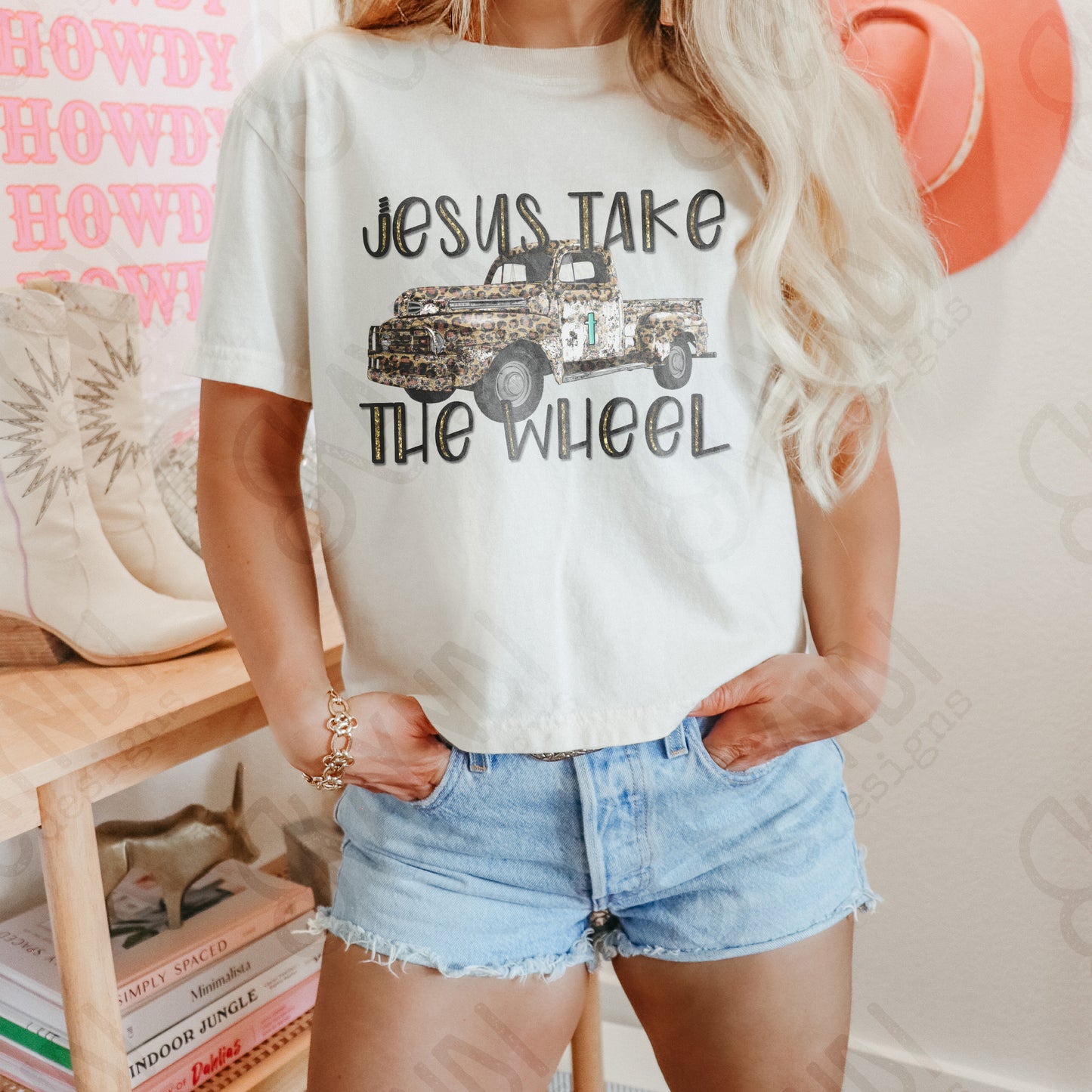 Jesus Take the Wheel Truck Sublimation Design PNG Digital Download Printable Faith Design Jesus