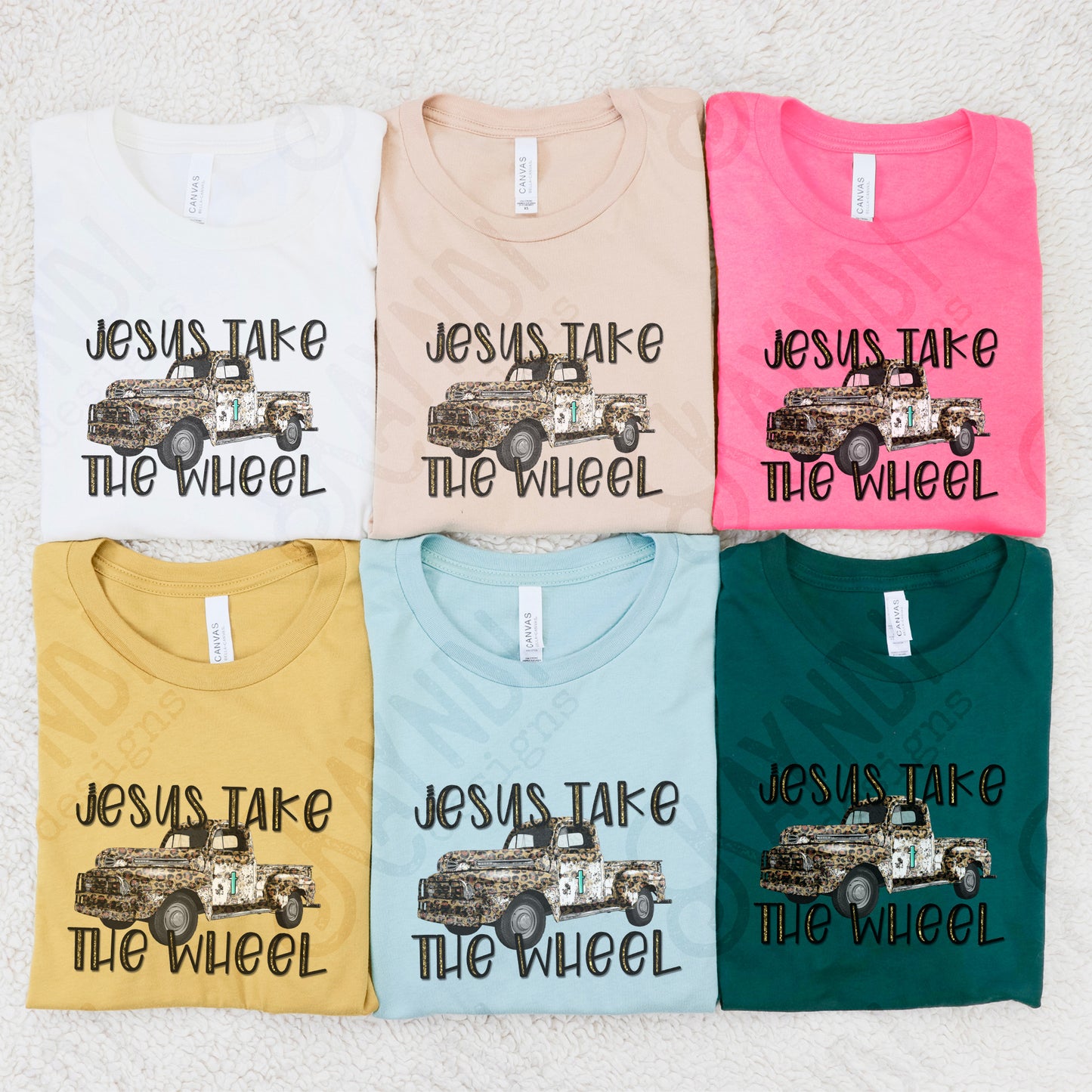 Jesus Take the Wheel Truck Sublimation Design PNG Digital Download Printable Faith Design Jesus