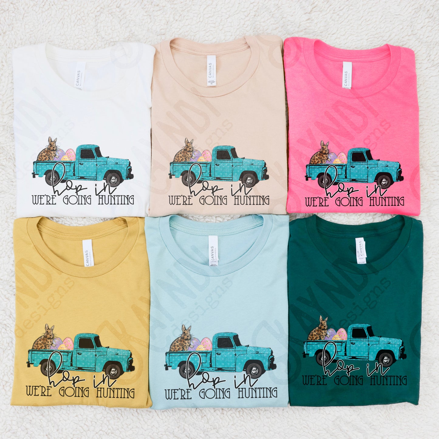 Hop In We're Going Hunting Sublimation Design PNG Digital Download Printable Easter Egg Hunting