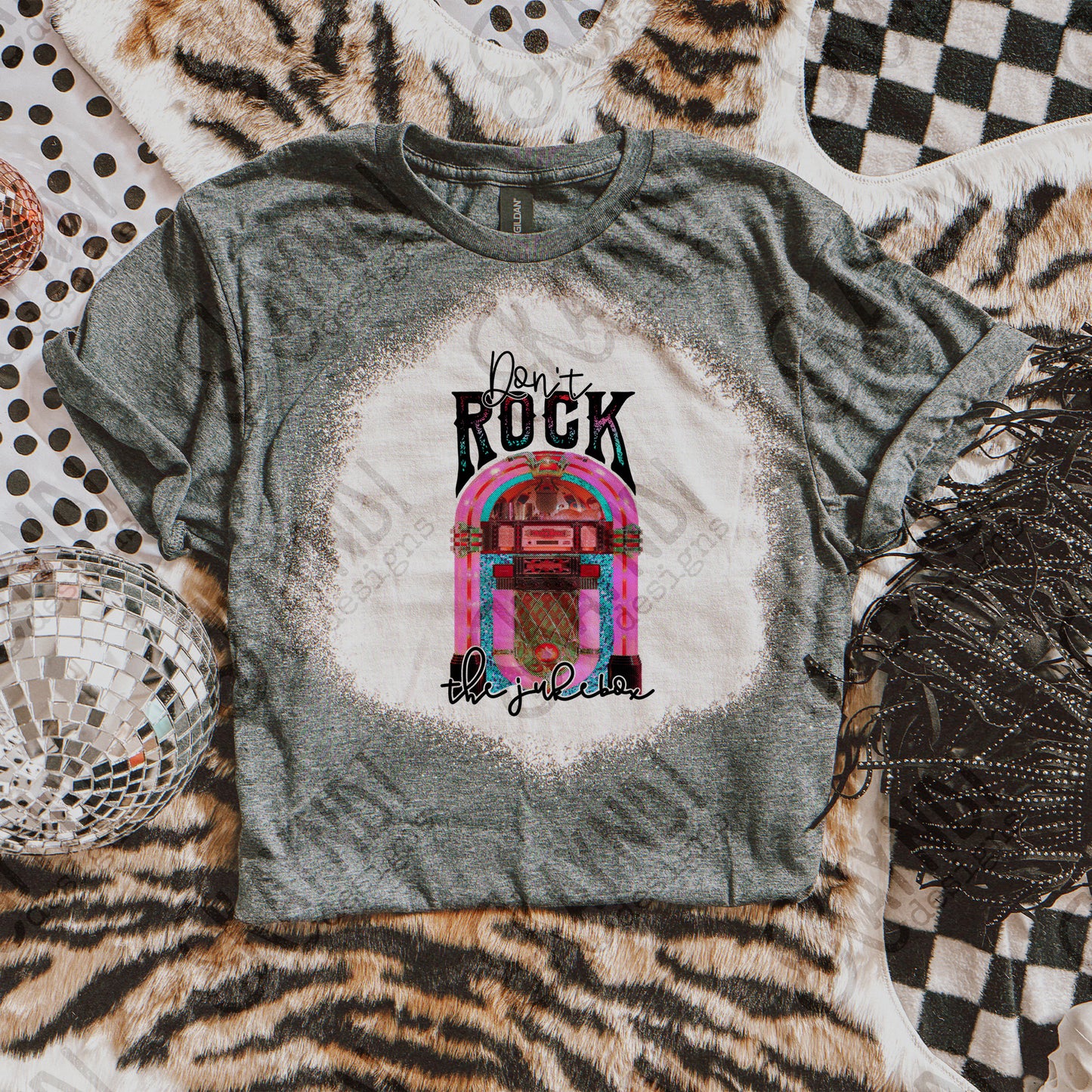 Don't Rock the Jukebox Sublimation Design PNG Digital Download Printable