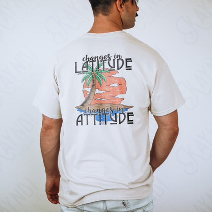 Changes in Latitude Changes in Attitude Design PNG Digital Download Printable Red Rose Cactus (Copy)