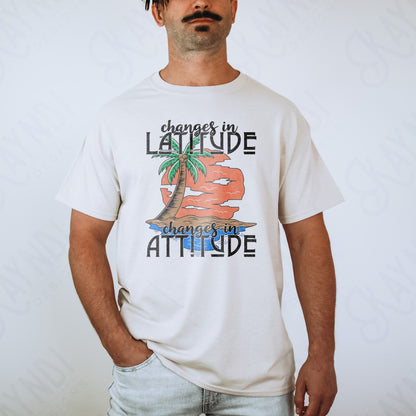 Changes in Latitude Changes in Attitude Design PNG Digital Download Printable Red Rose Cactus (Copy)