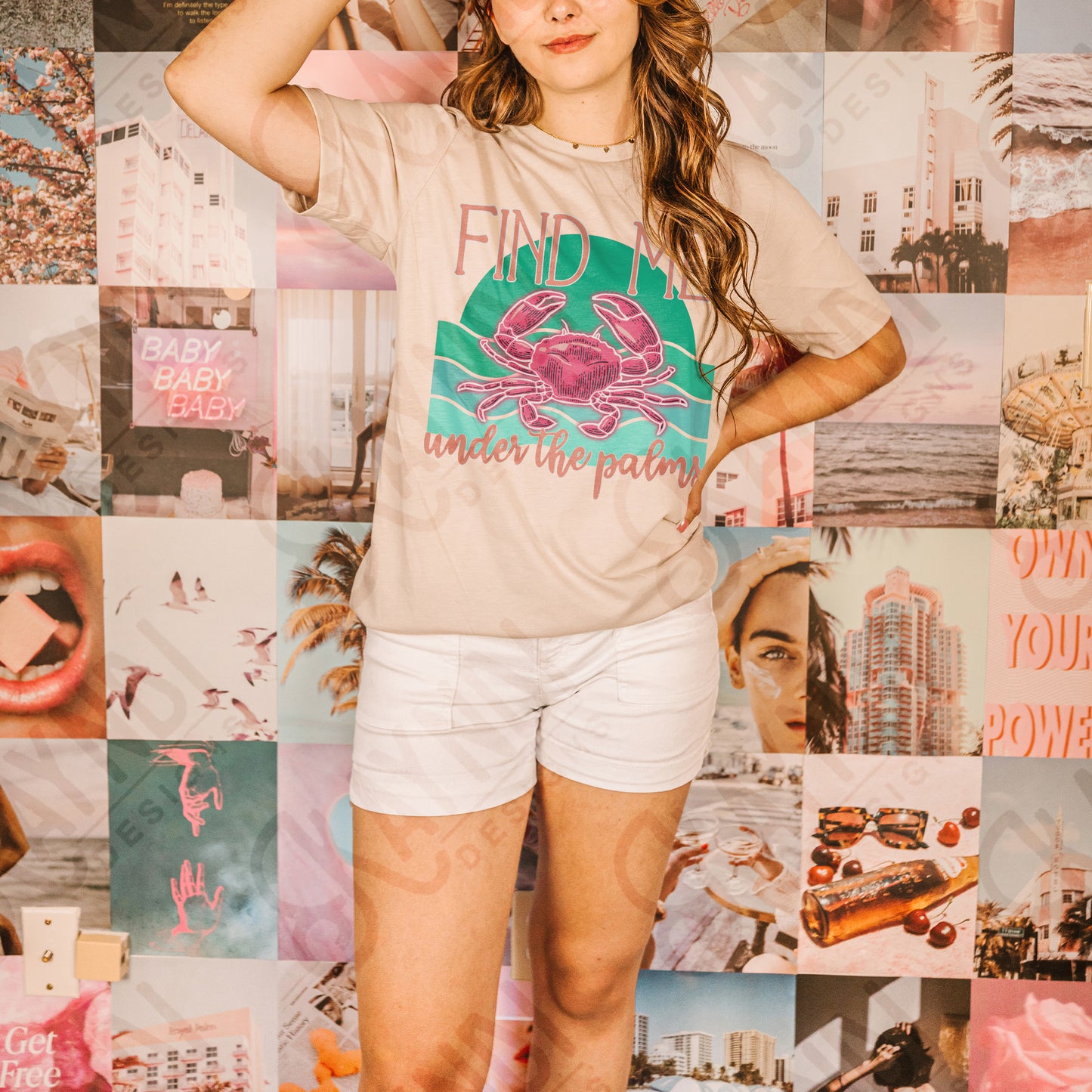 Find Me Under the Palms Sublimation Design PNG Digital Download Printable