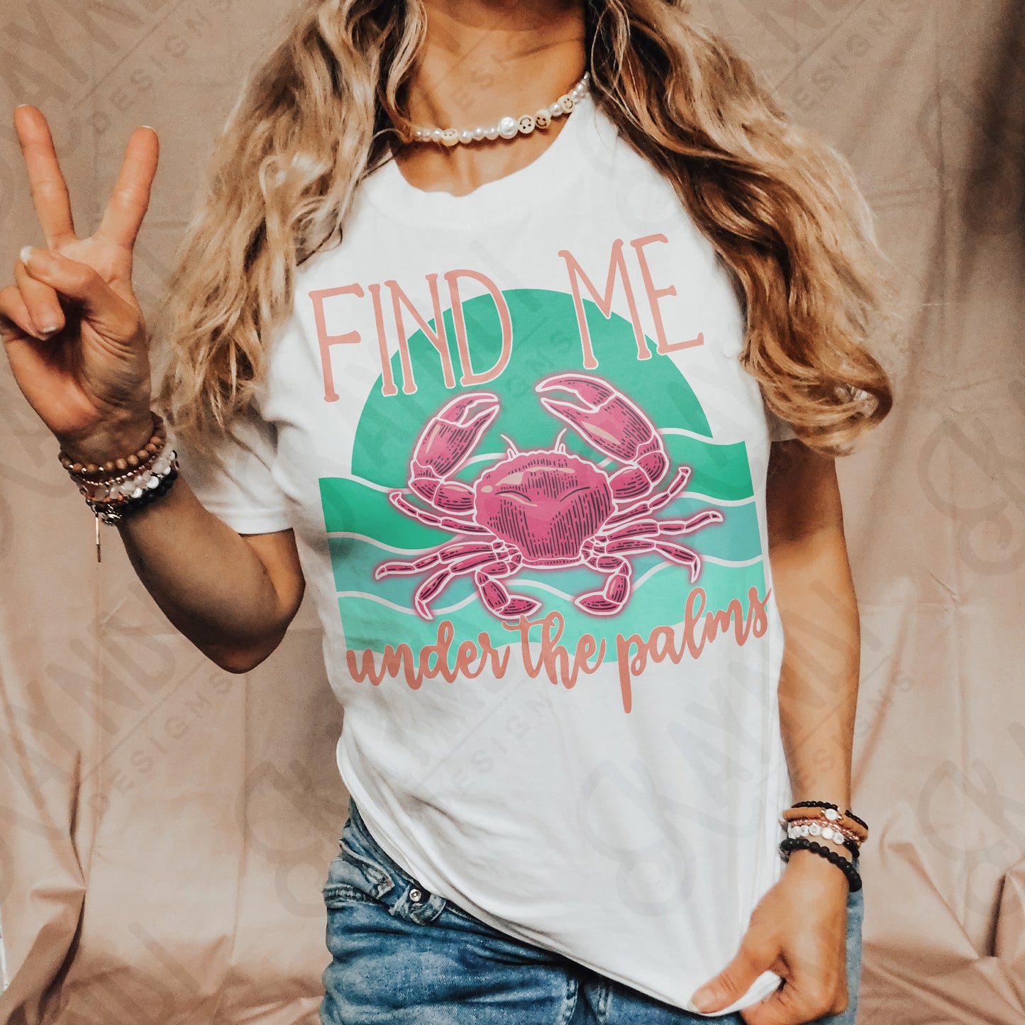 Find Me Under the Palms Sublimation Design PNG Digital Download Printable