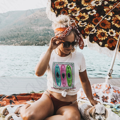 Southern Girl Charm Take Me To The River Kayak Sublimation Design PNG Digital Download Printable Southern Preppy Summer Girly Prep Preppy