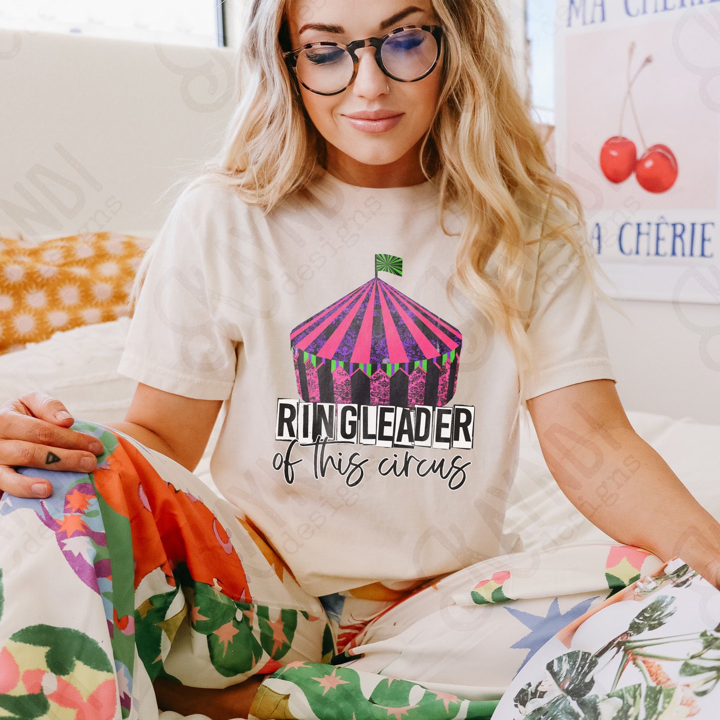Ringleader of this Circus Sublimation Design PNG Digital Download Printable
