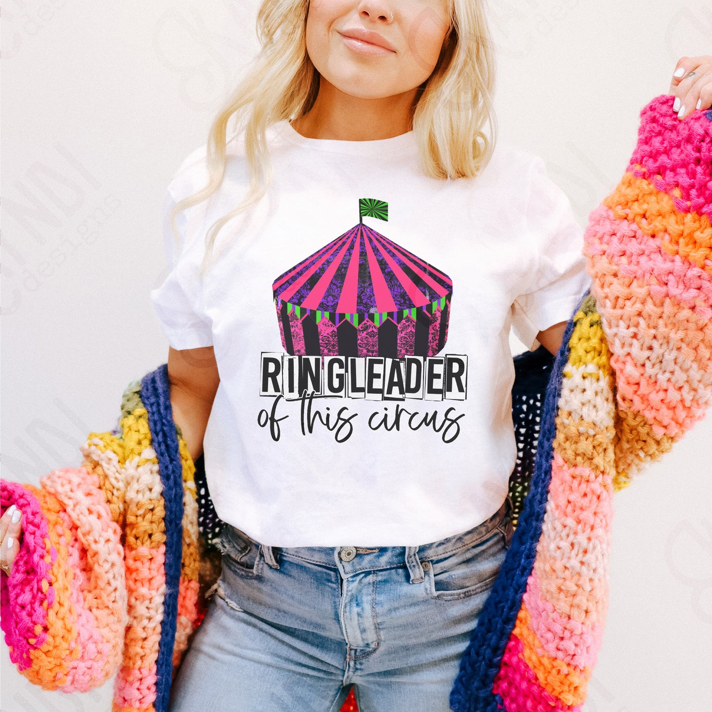 Ringleader of this Circus Sublimation Design PNG Digital Download Printable