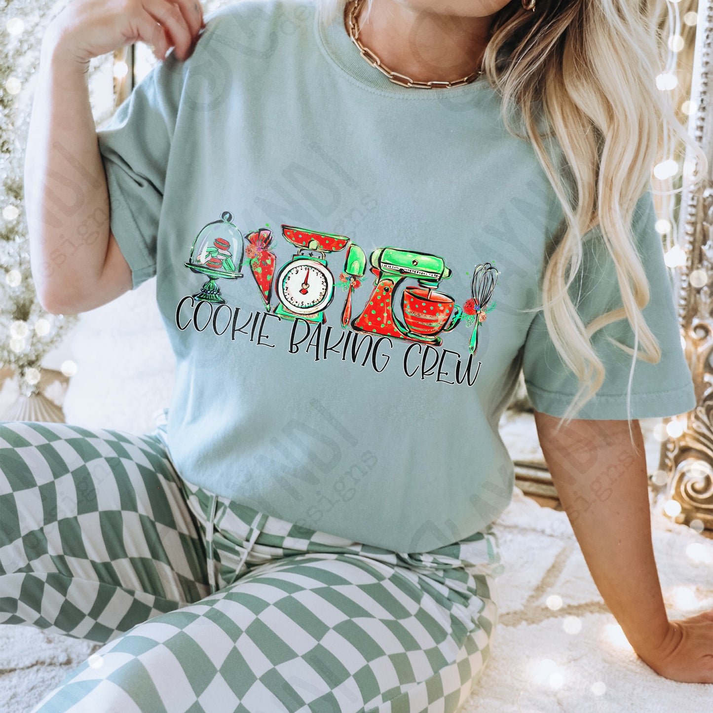 Cookie Baking Crew Sublimation Design PNG Digital Download Printable