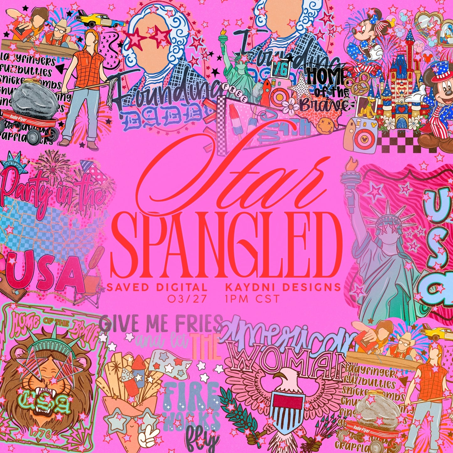 Star Spangled Collab Saved Digital x Kaydni Designs