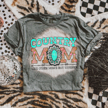 a t - shirt with the words country mom on it