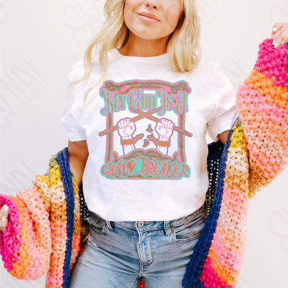 Chain Breaker Sublimation Design PNG Digital Download Printable Faith God Christian