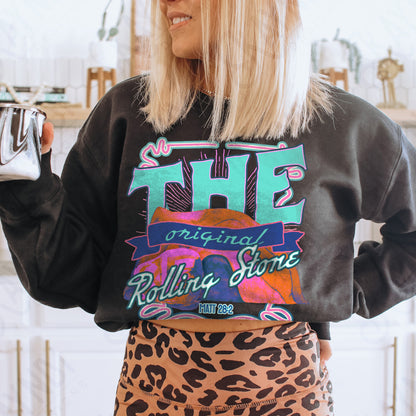 The Original Rolling Stone Sublimation Design PNG Digital Download Printable Faith Jesus Bible Verse