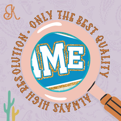 Game Day Pendant Gold 15 Blue Teal Sublimation Design PNG Digital Download Printable School Spirit