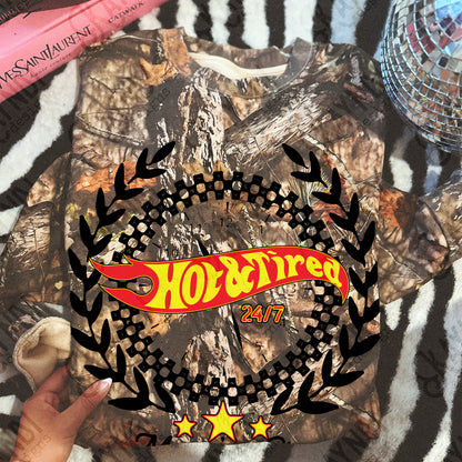 Hot & Tired Moms Club Sublimation Design PNG Digital Download Racing Checker Mom