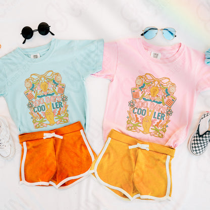 100 Days Cooler Dark Sublimation Design PNG Digital Download Printable School Vintage Peace