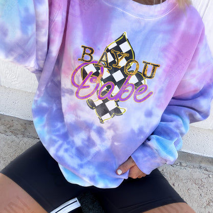 Bayou Babe Sublimation Design PNG Digital Download Printable Southern Checkered