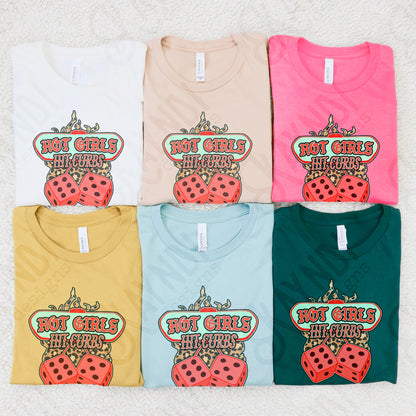 Hot Girls Hit Curbs Sublimation Design PNG Digital Download Printable Dice Cheetah