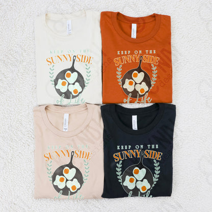Keep on the Sunny Side of Life Sublimation Design PNG Digital Download Printable Vintage Girly
