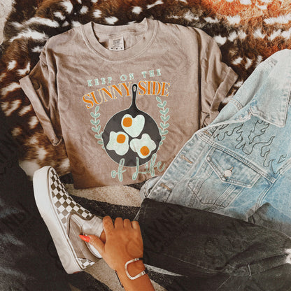 Keep on the Sunny Side of Life Sublimation Design PNG Digital Download Printable Vintage Girly