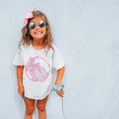 Leopard Bunny Purple Pink Sublimation Design PNG Digital Download Printable Cute Easter