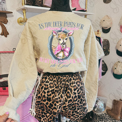 As the Deer Pants Psalm 42:1 Sublimation Design PNG Digital Download Faith God