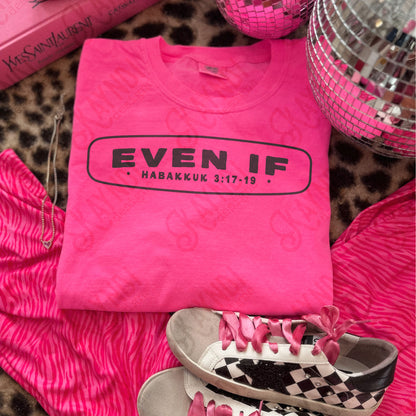 Even If Sublimation Design PNG Digital Download Faith Habakkuk