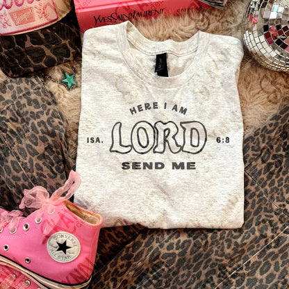Here I Am Single Color Sublimation Design PNG Digital Download Lord Faith