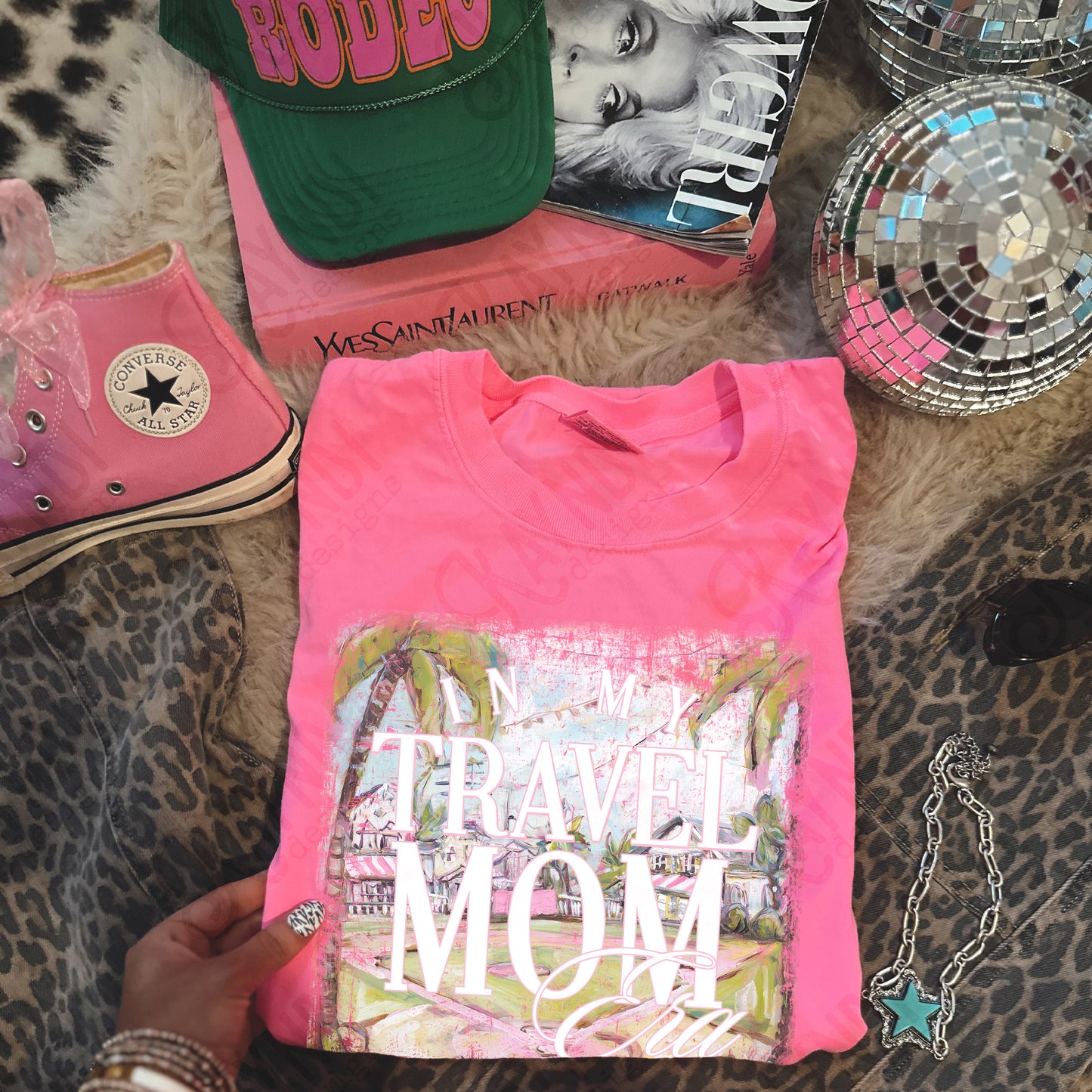 Travel Mom Era Sublimation Design PNG Digital Download Palm Ball Sport