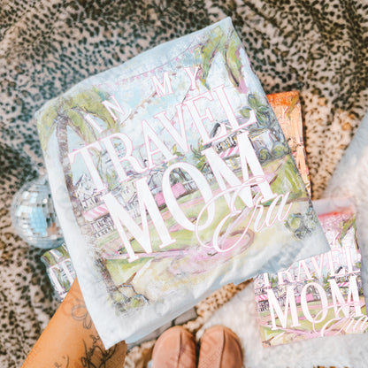 Travel Mom Era Sublimation Design PNG Digital Download Palm Ball Sport