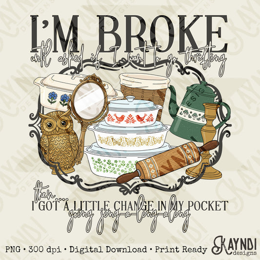 Jing A Link A Ling Sublimation Design PNG Digital Download Thrifting Antique Vintage