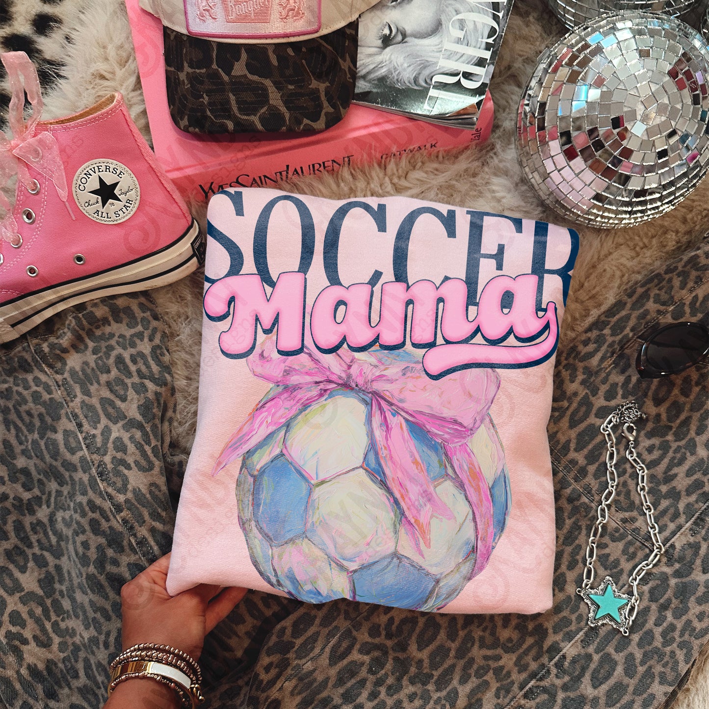 Soccer Mama Sublimation Design PNG Digital Download Pink Bow Sport