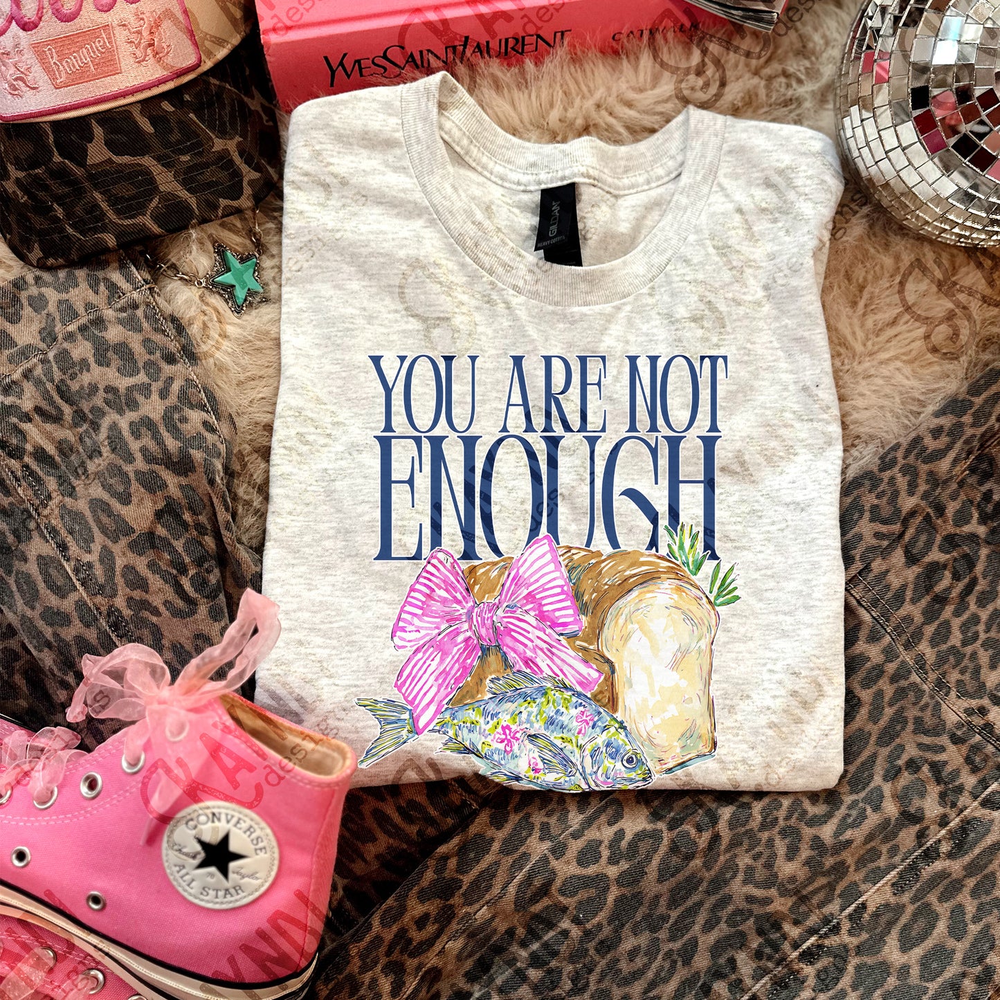 You Are Not Enough Sublimation Design PNG Digital Download Faith Jesus