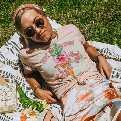 I Don't Carrot All Sublimation Design PNG Digital Download Printable Easter Drama Bows