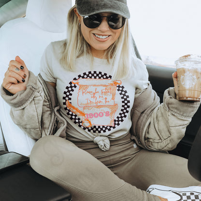 I'm From the 1900s Color Sublimation Design PNG Digital Download Printable Funny Checkered Sarcastic