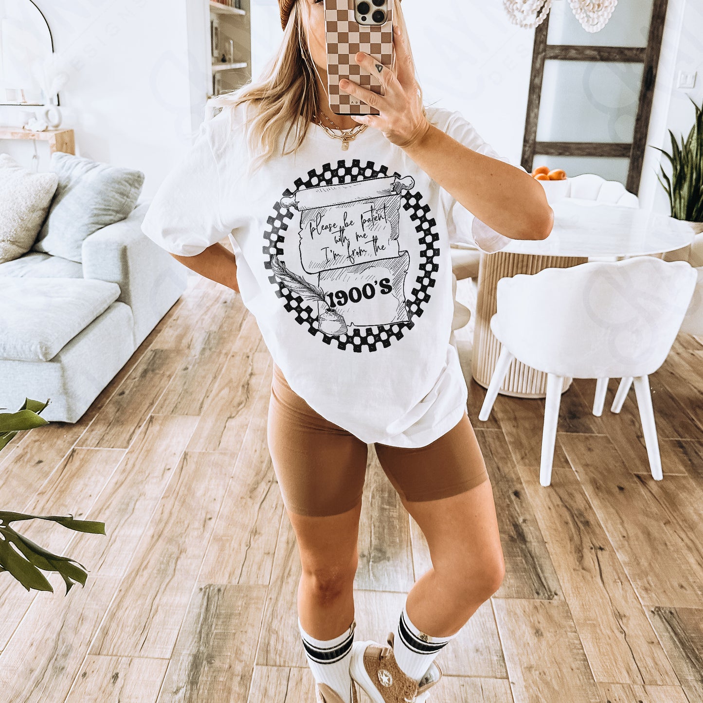 I'm From the 1900s Sublimation Design PNG Digital Download Printable Funny Checkered Sarcastic