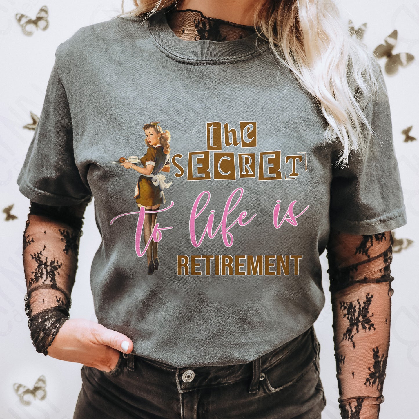 The Secret to Life Sublimation Design PNG Digital Download Printable Western Girly Cowgirl