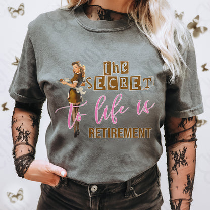 The Secret to Life Sublimation Design PNG Digital Download Printable Western Girly Cowgirl