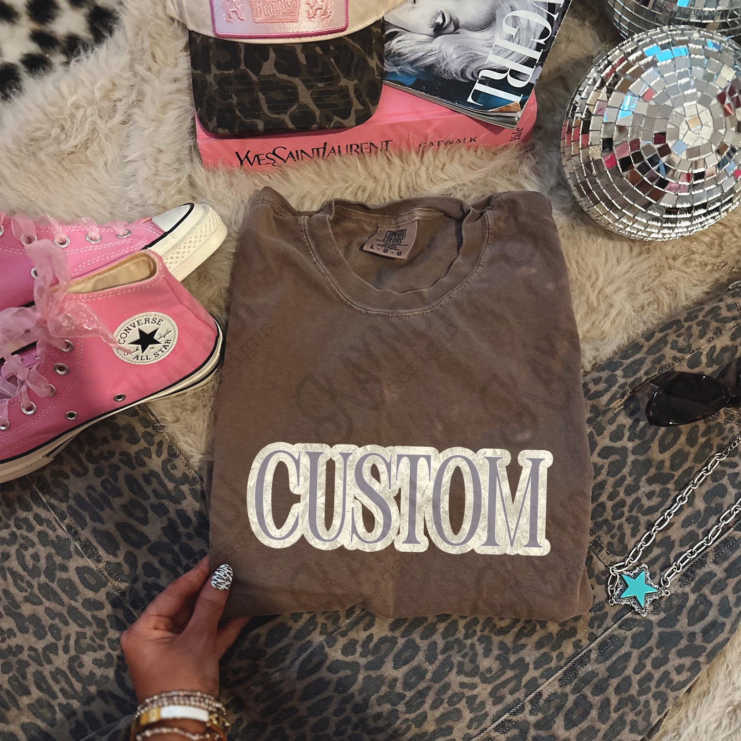 Custom Camo Cream Sublimation Design PNG Digital Download Printable Camo Cream Text Custom