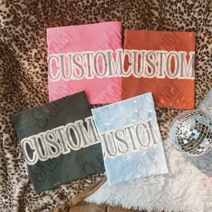 Custom Camo Cream Sublimation Design PNG Digital Download Printable Camo Cream Text Custom