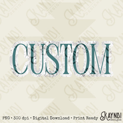 Custom Camo Gray Green Sublimation Design PNG Digital Download Printable Camo Gray Grey Green Text Custom