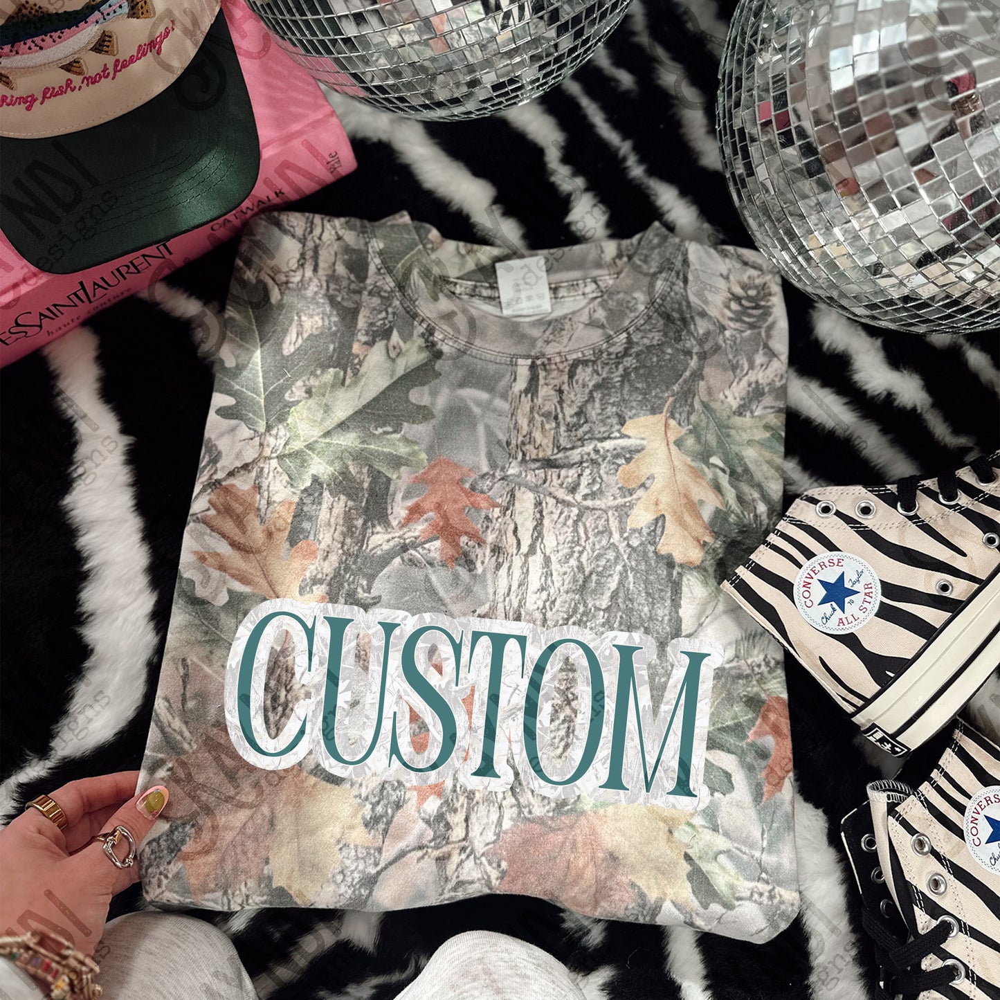 Custom Camo Gray Green Sublimation Design PNG Digital Download Printable Camo Gray Grey Green Text Custom