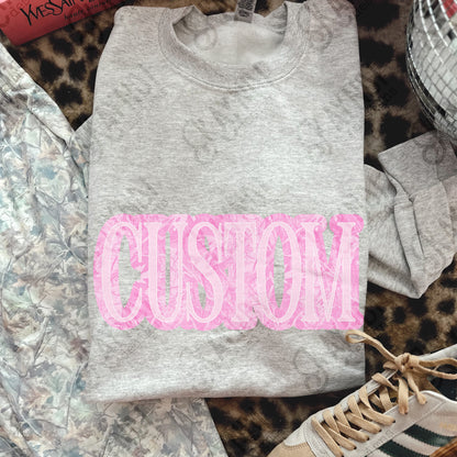 Custom Camo Pink Sublimation Design PNG Digital Download Printable Pink Camo Custom Text